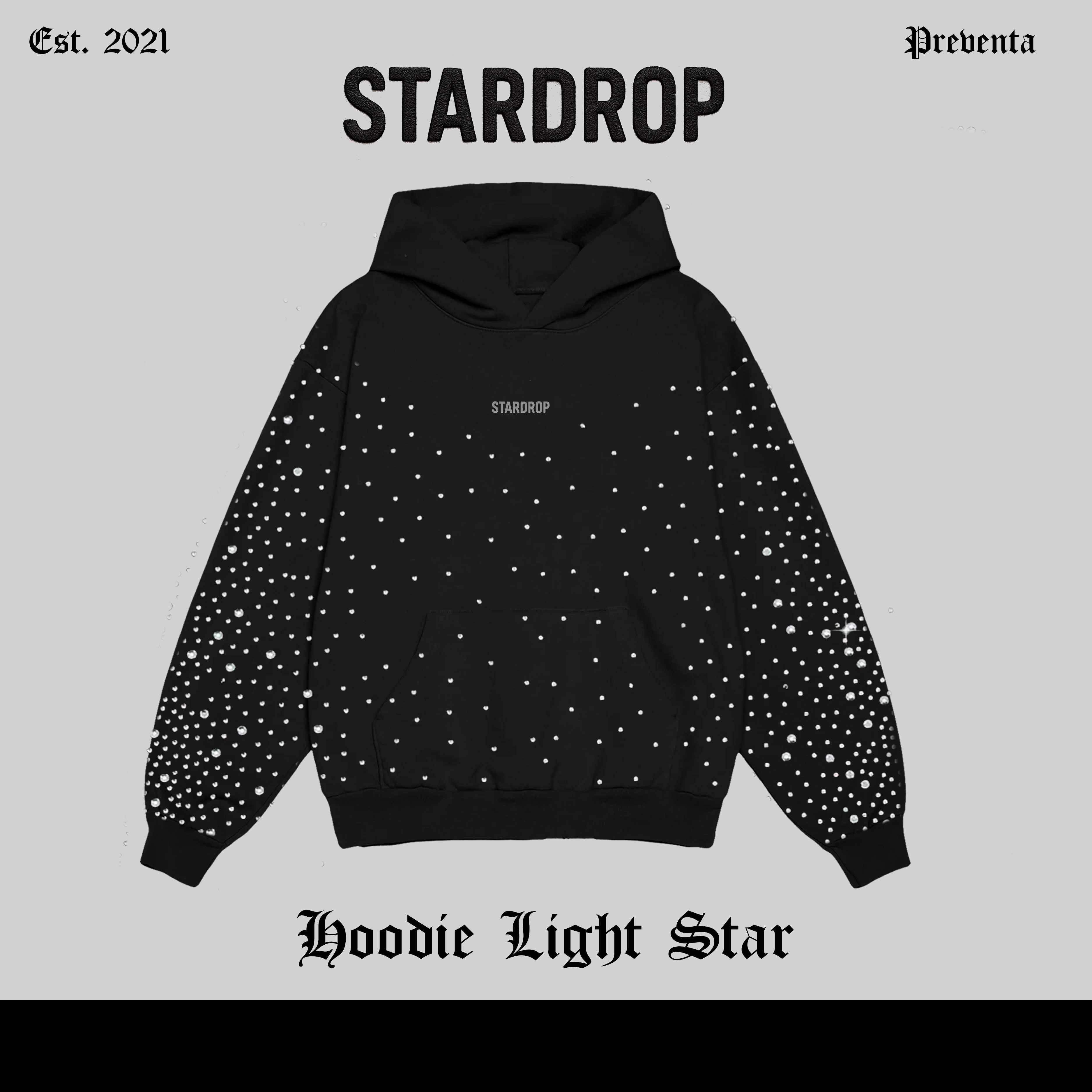 HOODIE OVERSIZE LIGHT STAR PREVENTA